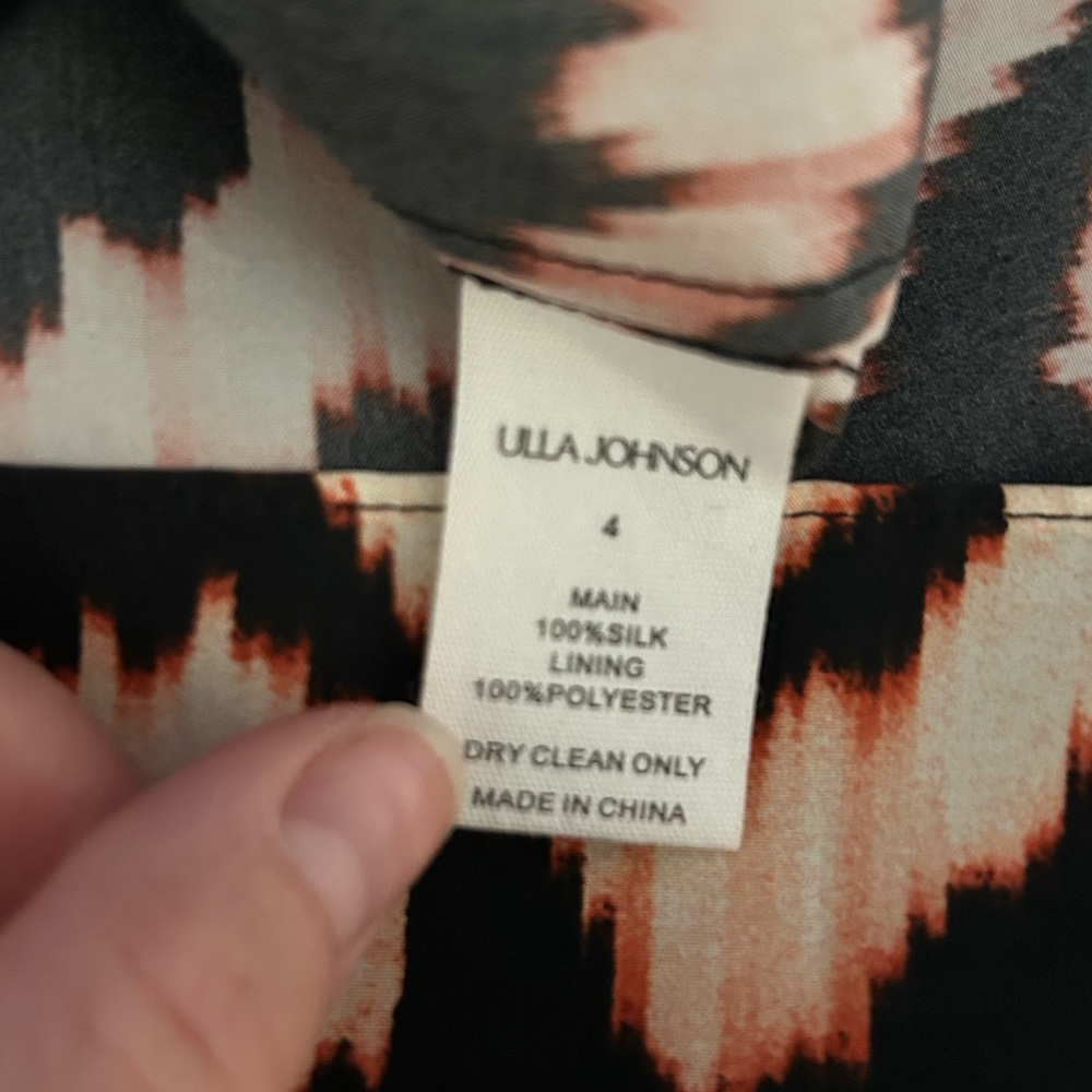 Ulla Johnson Black and Cream Maxi Dress - Picture 5 of 10
